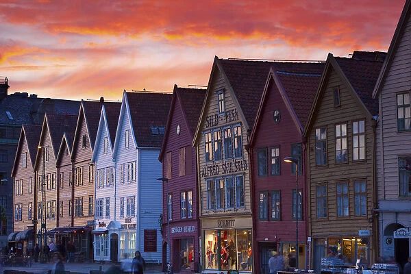 UNESCO World Heritage Protected Fishing Warehouses in the Bryggen District, Bergen