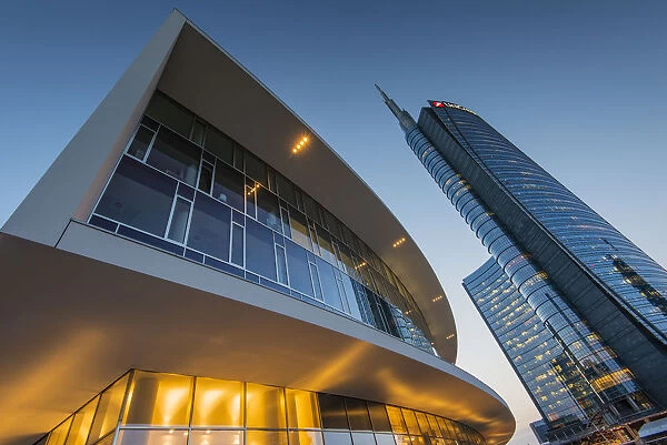 Unicredit tower, Porta Nuova business district, Milan, Lombardy, Italy