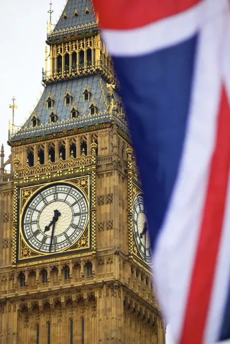 Framed Print : Union Jack and Big Ben, London, England Framed Print : Union Jack and Big Ben, London, England