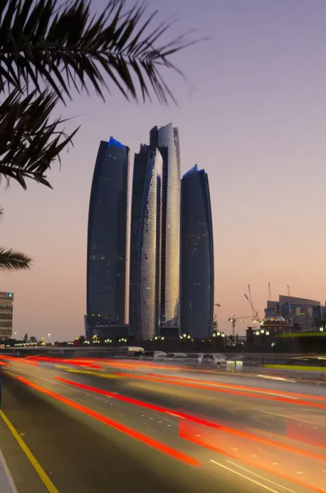 Framed Print : United Arab Emirates, Abu Dhabi, Etihad Towers Framed Print : United Arab Emirates, Abu Dhabi, Etihad Towers