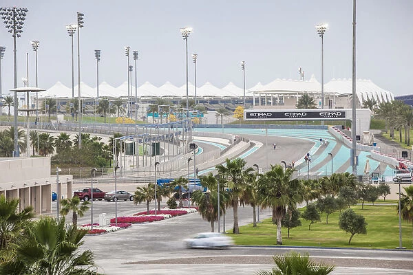 United Arab Emirates, Abu Dhabi, Yas Island, Yas Marina Circuit –home