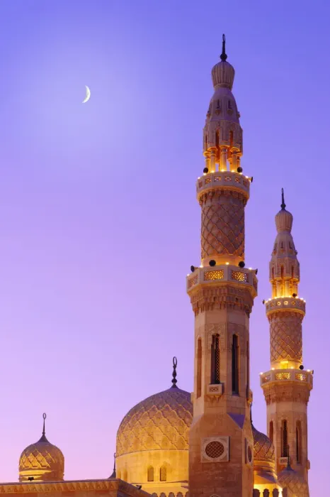 Framed Print : United Arab Emirates, Dubai, Jumeirah Mosque illuminated at duskevening Framed Print : United Arab Emirates, Dubai, Jumeirah Mosque illuminated at duskevening