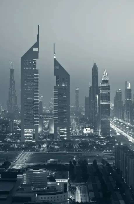 Framed Print : UNITED ARAB EMIRATES (UAE)-DUBAI-Sheik Zayed Road Area Framed Print : UNITED ARAB EMIRATES (UAE)-DUBAI-Sheik Zayed Road Area