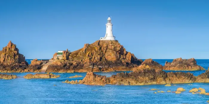 Framed Print : United Kingdom, Channel Islands, Jersey, Corbiere Lighthouse Framed Print : United Kingdom, Channel Islands, Jersey, Corbiere Lighthouse