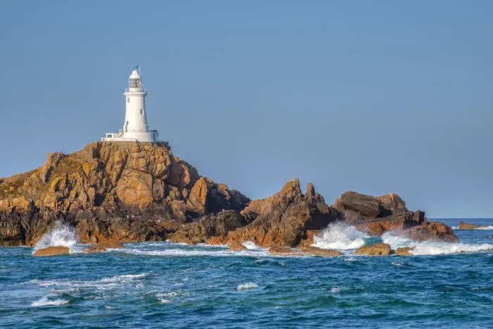 Framed Print : United Kingdom, Channel Islands, Jersey, Corbiere Lighthouse Framed Print : United Kingdom, Channel Islands, Jersey, Corbiere Lighthouse