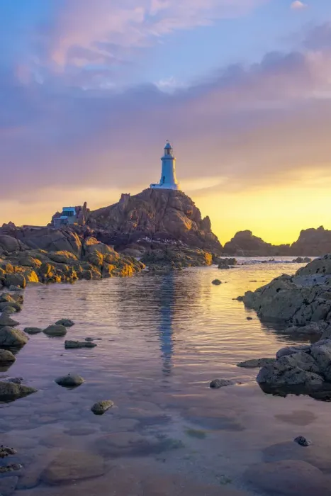 Framed Print : United Kingdom, Channel Islands, Jersey, Corbiere Lighthouse Framed Print : United Kingdom, Channel Islands, Jersey, Corbiere Lighthouse