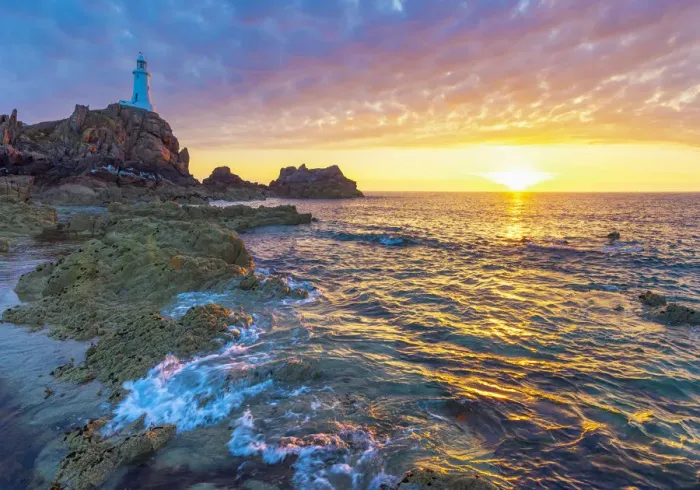 Framed Print : United Kingdom, Channel Islands, Jersey, Corbiere Lighthouse Framed Print : United Kingdom, Channel Islands, Jersey, Corbiere Lighthouse
