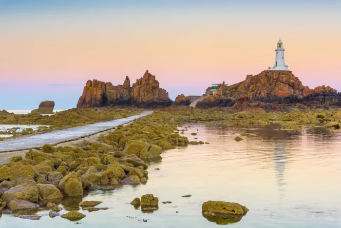 Framed Print : United Kingdom, Channel Islands, Jersey, Corbiere Lighthouse Framed Print : United Kingdom, Channel Islands, Jersey, Corbiere Lighthouse