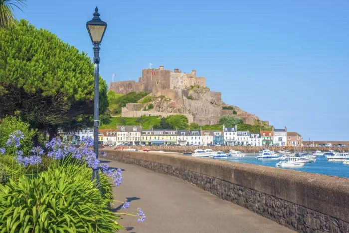 Framed Print : United KIngdom, Channel Islands, Gorey, Mont Orgueil Castle or Gorey Castle Framed Print : United KIngdom, Channel Islands, Gorey, Mont Orgueil Castle or Gorey Castle
