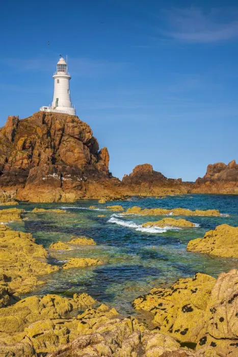 Framed Print : United Kingdom, Channel Islands, Jersey, Corbiere Lighthouse Framed Print : United Kingdom, Channel Islands, Jersey, Corbiere Lighthouse