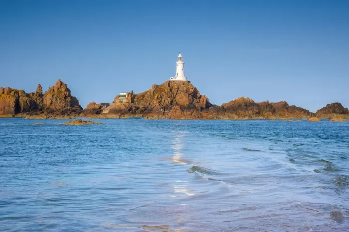 Framed Print : United Kingdom, Channel Islands, Jersey, Corbiere Lighthouse Framed Print : United Kingdom, Channel Islands, Jersey, Corbiere Lighthouse