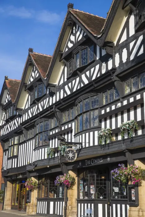 Framed Print : United Kingdom, England, Cheshire, Chester, Tudor buildings in city center Framed Print : United Kingdom, England, Cheshire, Chester, Tudor buildings in city center