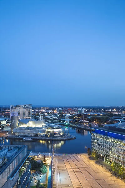 United Kingdom, England, Greater Manchester, Manchester, Salford, View of Salford