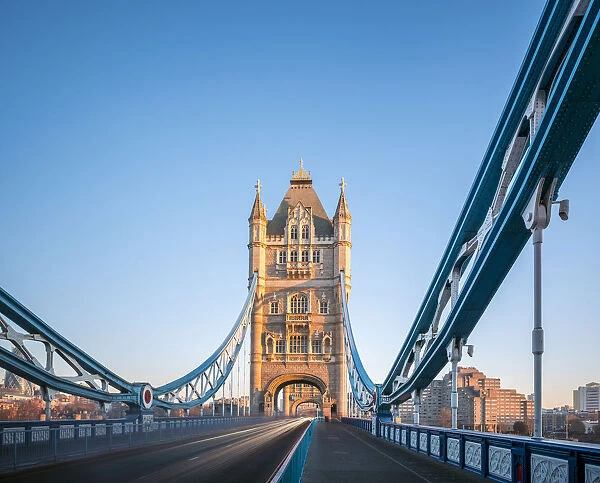United Kingdom, England, London. South Tower of Tower Bridge