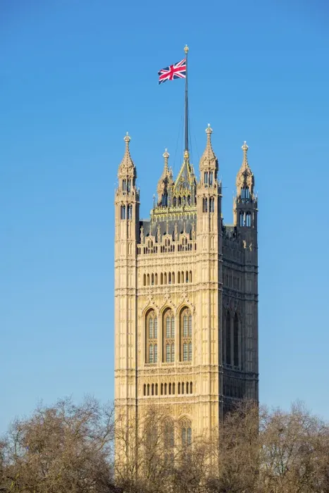 Framed Print : United Kingdom, England, London. Union Jack flag flown above Victoria Tower, Palace Framed Print : United Kingdom, England, London. Union Jack flag flown above Victoria Tower, Palace