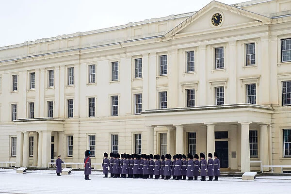 United Kingdom, England, London, Wellington Barracks, The Irish Guards Foot Guards