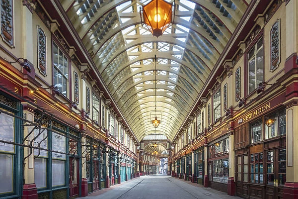 United Kingdom, England, London, City of London, the interior of Leadenhall Market