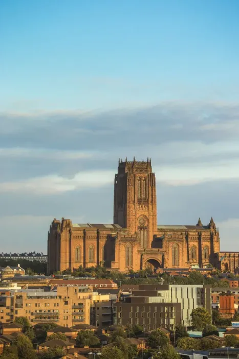 Framed Print : United Kingdom, England, Merseyside, Liverpool, View of Liverpool Cathedral built Framed Print : United Kingdom, England, Merseyside, Liverpool, View of Liverpool Cathedral built