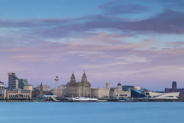 Framed Print : United Kingdom, England, Merseyside, Liverpool, View of Liverpool skyline Framed Print : United Kingdom, England, Merseyside, Liverpool, View of Liverpool skyline