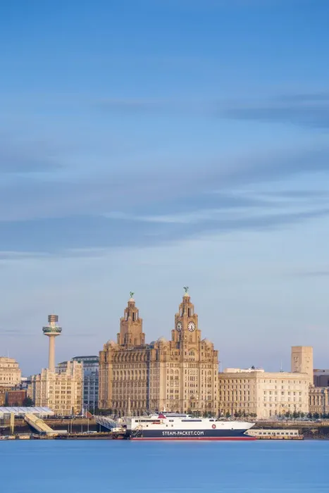 Framed Print : United Kingdom, England, Merseyside, Liverpool, View of Liverpool skyline Framed Print : United Kingdom, England, Merseyside, Liverpool, View of Liverpool skyline