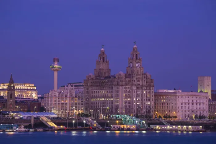 Framed Print : United Kingdom, England, Merseyside, Liverpool, View of Liverpool skyline Framed Print : United Kingdom, England, Merseyside, Liverpool, View of Liverpool skyline