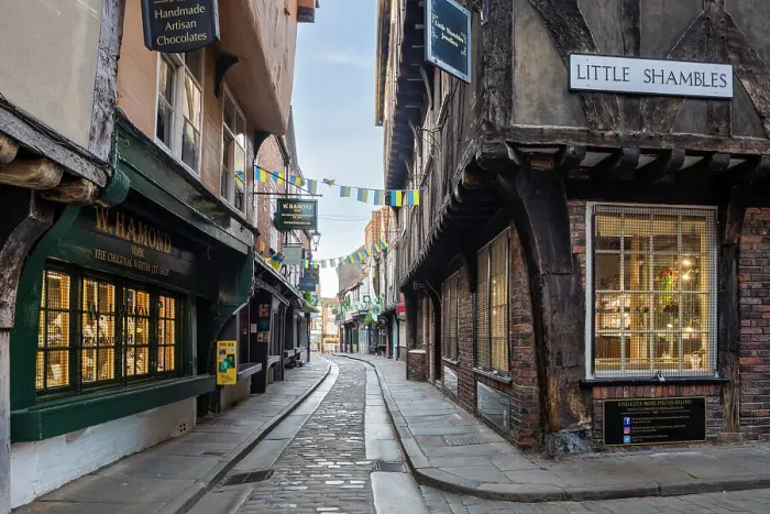 Framed Print : United Kingdom, England, North Yorkshire, York. Formerly consisting solely of Butchers shops the Shambles is over 1, 000 years old and is Yorks most famous street Framed Print : United Kingdom, England, North Yorkshire, York. Formerly consisting solely of Butchers shops the Shambles is over 1, 000 years old and is Yorks most famous street