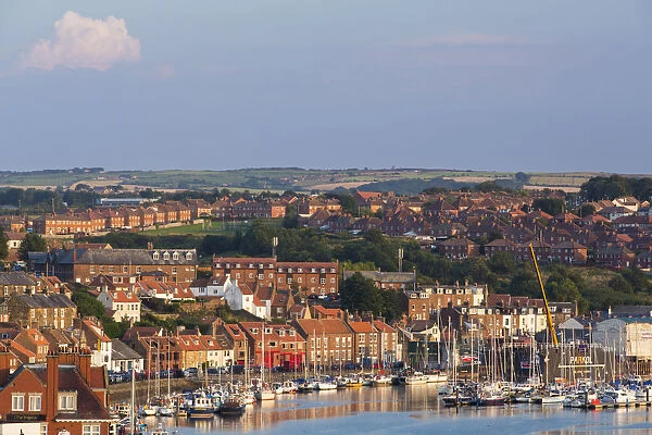 United Kingdom, England, North Yorkshire, Whitby. The harbour