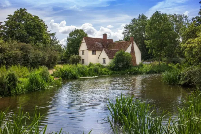 Framed Print : United Kingdom, England, Suffolk. View of Willy LotA¢€ Framed Print : United Kingdom, England, Suffolk. View of Willy LotA¢€