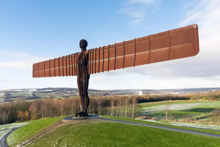 Framed Print : United Kingdom, North East England, Tyne and Wear, Gateshead, Angel of the North Framed Print : United Kingdom, North East England, Tyne and Wear, Gateshead, Angel of the North