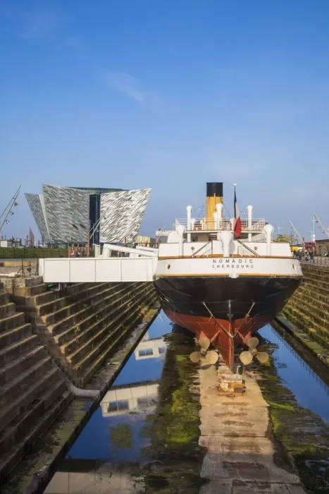 Framed Print : United Kingdom, Northern Ireland, Belfast, The SS Nomadic - Tender to the Titanic Framed Print : United Kingdom, Northern Ireland, Belfast, The SS Nomadic - Tender to the Titanic