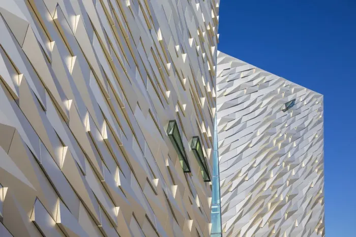 Framed Print : United Kingdom, Northern Ireland, Belfast, View of the Titanic Belfast museum Framed Print : United Kingdom, Northern Ireland, Belfast, View of the Titanic Belfast museum
