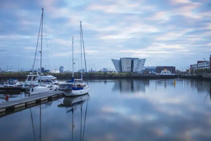 Framed Print : United Kingdom, Northern Ireland, Belfast, View of the Titanic Belfast museum Framed Print : United Kingdom, Northern Ireland, Belfast, View of the Titanic Belfast museum