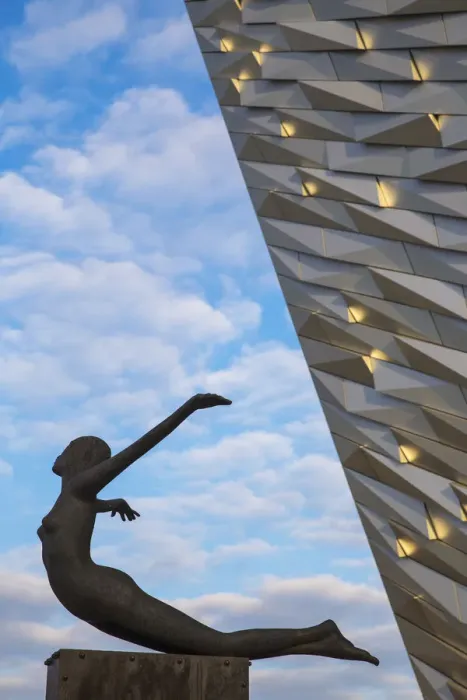 Framed Print : United Kingdom, Northern Ireland, Belfast, View of the Titanic Belfast museum Framed Print : United Kingdom, Northern Ireland, Belfast, View of the Titanic Belfast museum