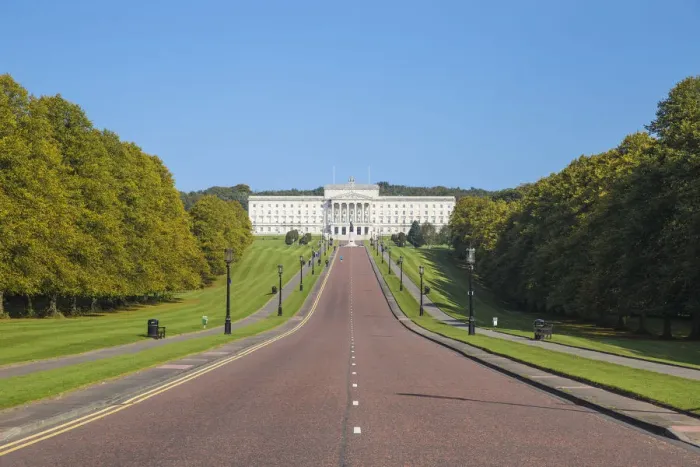 Framed Print : United Kingdom, Northern Ireland, Belfast, Stormont Parliament Buildings home to