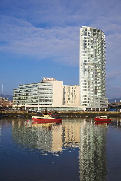 United Kingdom, Northern Ireland, Belfast, Obel Tower Complex, Royal Mail building