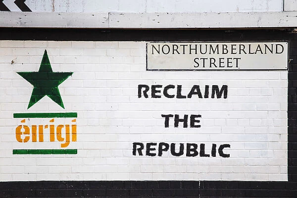 United Kingdom, Northern Ireland, Belfast, Falls Road, International Wall political