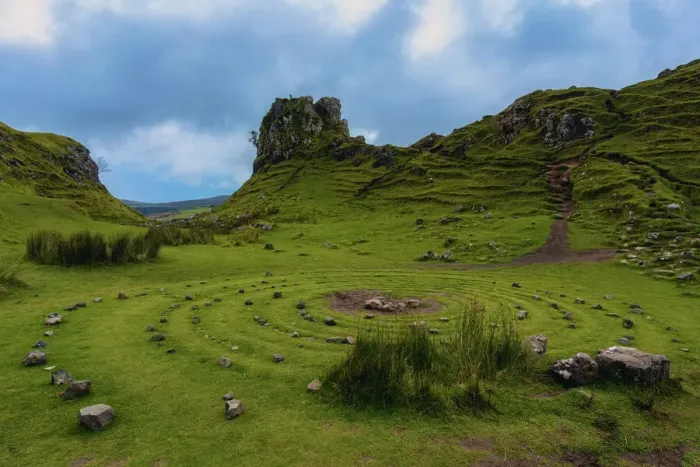 Framed Print : United Kingdom, Scotland, Isle of Skye: the Fairy Glen Framed Print : United Kingdom, Scotland, Isle of Skye: the Fairy Glen