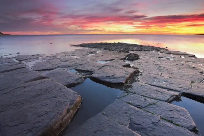 Framed Print : United Kingdom, UK, Dorset, Sunset at Kimmeridge Bay Framed Print : United Kingdom, UK, Dorset, Sunset at Kimmeridge Bay