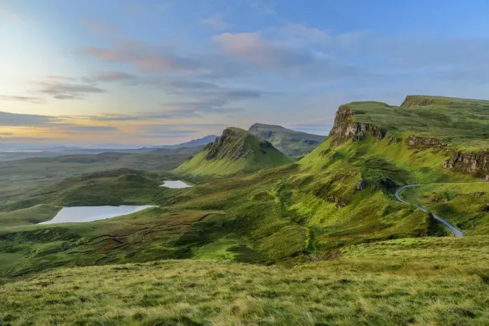 Framed Print : United Kingdon, Scotland, Isle of Skye, Quiraing escarpment Framed Print : United Kingdon, Scotland, Isle of Skye, Quiraing escarpment