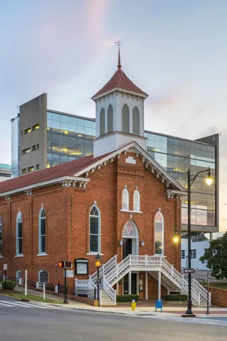 Framed Print : United States, Alabama, Montgomery. Dexter Avenue Baptist Church, where Martin Luther King Framed Print : United States, Alabama, Montgomery. Dexter Avenue Baptist Church, where Martin Luther King