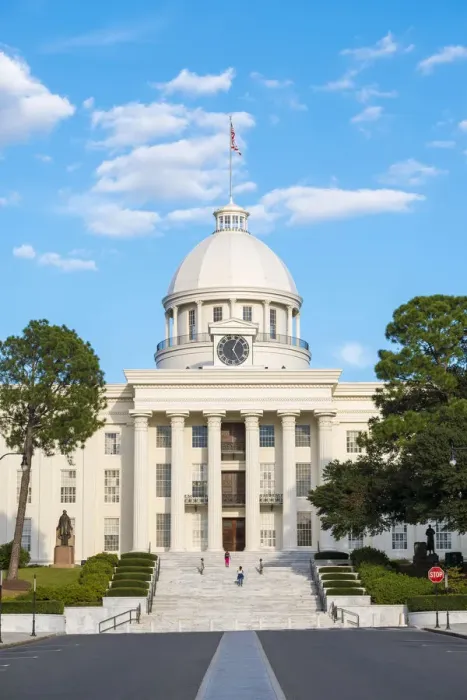 Framed Print : United States, Alabama, Montgomery. Alabama State Capitol building, former First