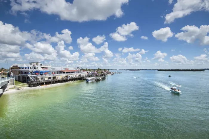 Framed Print : United States, Florida, Madeira Beach, Johns Pass Village & Boardwalk Framed Print : United States, Florida, Madeira Beach, Johns Pass Village & Boardwalk