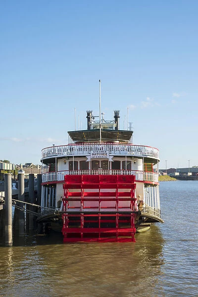 United States, Louisiana, New Orleans. Steamboat Natchez on the Mississippi River