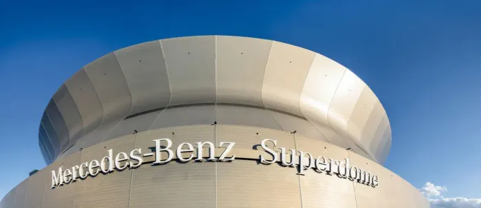 Framed Print : United States, Louisiana, New Orleans. Mercedez Benz Superdome, home of the New Orleans Framed Print : United States, Louisiana, New Orleans. Mercedez Benz Superdome, home of the New Orleans