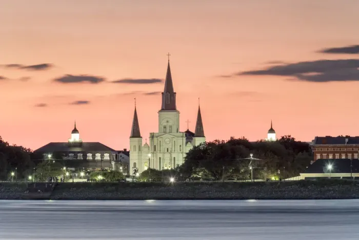 Framed Print : United States, Louisiana, New Orleans. New Orleans skyline, view of Saint Louis Cathedral Framed Print : United States, Louisiana, New Orleans. New Orleans skyline, view of Saint Louis Cathedral