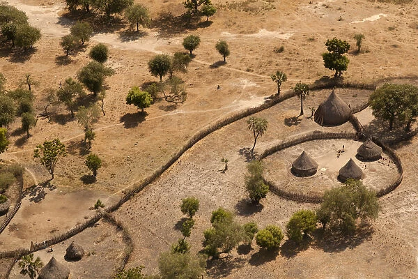 Unity State, South Sudan. The landscape phtographed from the air