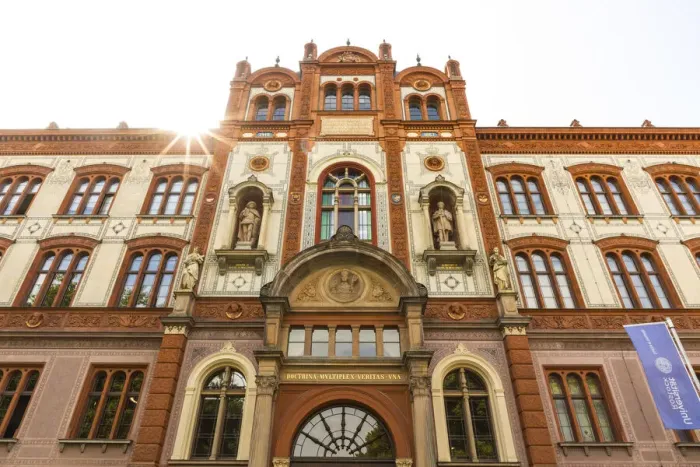 Framed Print : Universitaat Rostock, Rostock, Baltic Coast, Mecklenburg-Western Pomerania, Germany
