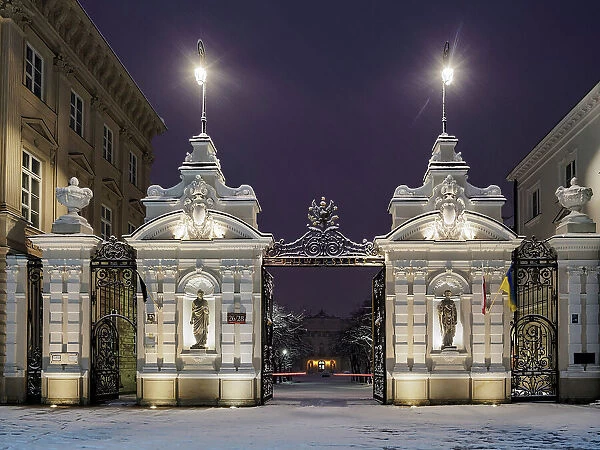 University of Warsaw, main gate, Warsaw, Masovian Voivodeship, Poland