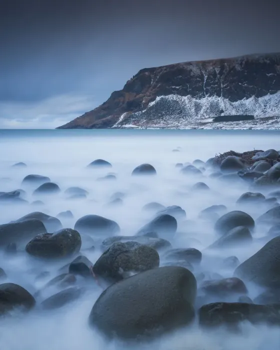 Framed Print : Unstad Beach, Lofoten Islands, Norway