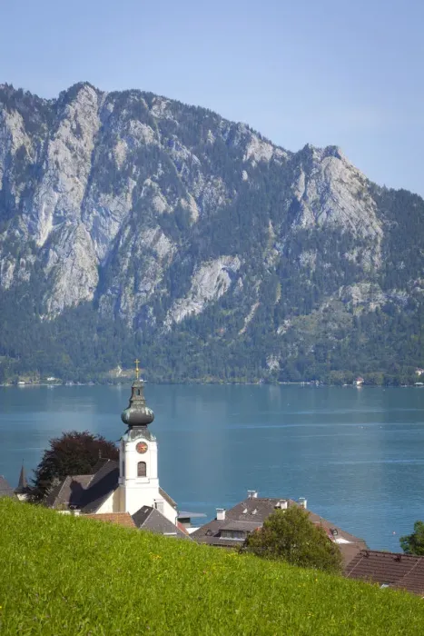 Framed Print : Unterach am Attersee, Salzkammergut, Upper Austria, Austria Framed Print : Unterach am Attersee, Salzkammergut, Upper Austria, Austria